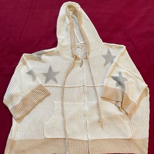 POL short sleeve zip up